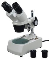 OMAX 20X-40X-80X Binocular Stereo Microscope with Dual Lights System