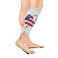 Stretch Sport Calf Sleeve Abstract Independence Day Wallpaper Protective Guard for Men Women - Best Footless Compression Socks for Shin Splints, Running,Basketball Football (1 Pair)