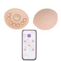 GCCLCF Electric Breast Massager Soft Silicone Inserts Breast Enhancer Enlarge Wireless Chest Massage for Firmer & Plump Breast