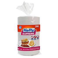 Hefty Supreme 3-Section Foam Plate (200 ct.) - 1 Pack