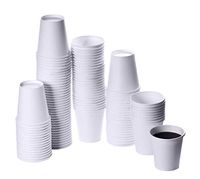 TashiBox disposable hot paper coffee cups, 150 count (10 oz)