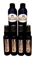 Shine Wisely Eyeglass and Lens Cleaner: Four (4) 2-oz “to GO” Spray Bottle + Two (2) 8-oz Refills