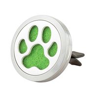 JAOYU Car Essential Oil Diffuser Vent Clip Car Aromatherapy Diffuser Stainless Steel Animal Locket with 8 Refill Pads