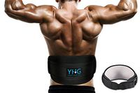 Weight Lifting Belt Great for Squats, Crossfit, Lunges, Deadlift, Thrusters - Best Back Belt Support For Men & Women - 6 Inch Black Comfortable & Adjustable Lumbar Belt Support (Large 33" - 37")