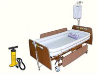 MLLI Bedside Shower System,with Inflator+Shower Bag + Inflatable Pillow, for Elderly Bed Easy, Disabled, Pregnancy, Bedridden (White)