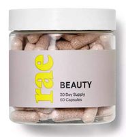 Rae Beauty Supplements 60 Capsules! Formulated with Biotin, Hyaluronic Acid, Vitamin E and Acai! Help Strengthen and Nourish Your Skin, Hair and Nails! Gluten Free, Non-GMO and Vegan!