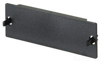 Black PANDUIT FAPB PAN-NET Fiber Optic Blank Adapter Panel,