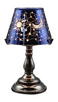 Electric Touch Fragrance Aromatherapy Lamp Oil Warmer Wax Melts Blue Celestial Moon Sun Stars