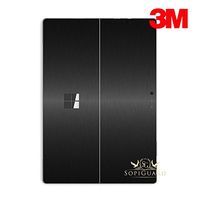 SopiGuard Skin for Microsoft Surface Pro 6 Precision Edge-to-Edge Vinyl Sticker (3M Brushed Black)