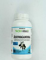 WOH’s Ashwagandha 500 mg. 90 Capsules Stress Anxiety Relief. Adrenal Fatigue, Energy Booster. Anti Stress, Sleep Aid. Ayurvedic, Withania Somnifera Root Powder Extract.