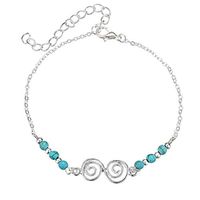 1Pcs Turquoise Salable Foot Chain Beach Jewelry Women Ornaments Cute Pendant Ankles Womans Designs Best Bracelets Fashion Charms For gift Designer Beauty