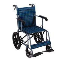 FLYSXP Aluminum Alloy Manual Wheelchair Family Folding Care Elderly Disabled Wheelchair Wheelchair