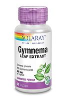 Solaray Gymnema Extract Capsules, 385mg, 60 Count