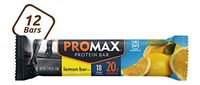 Promax Lemon, 20g High Protein, No Artificial Ingredients, Gluten Free, 12 Count