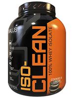 Rivalus Iso-Clean Cookies and Creme, 3 Pound - Instantized Whey Protein Isolate - 100% Whey Protein Isolate, 0 g Lactose, Gluten, or Fat, Zero Banned Substances, Made in USA