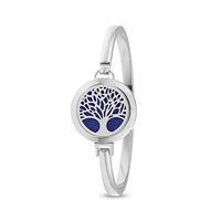 Tree of Life Diffuser Bracelet (Silver)