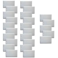 Visionis FPC-7273 VS-VIS-APROXCARD-26THCOMBO Pack of 25 Access Control Proximity Contactless Smart Entry Card 1.8mm Thick EMT1400 and Mifare