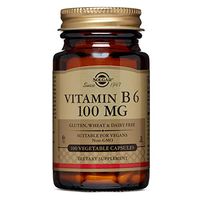 Solgar Vitamin B6 Vegetable Capsules, 100 mg, 100 Count