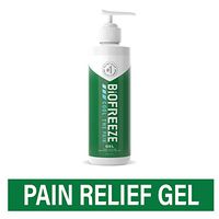 Biofreeze Pain Reliever Gel for Muscle, Joint, Arthritis, & Back Pain, Cooling Topical Analgesic, NSAID Free Pain Relief Works Like Ice Pack, 8 oz Bottle with Pump, Original Green Formula, 4% Menthol