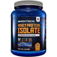 Whey Protein Isolate Powder with 25 Grams of Protein per Serving, BCAA's Ideal for Post Workout Muscle Building and Growth, Contains Milk and Soy, Peanut Butter (1.5 Pounds) by BodyTech