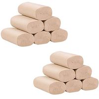 12Pcs Paper Towel Roll, Vievogue Soft Toilet Paper, Bath Tissue Roll, Whitened Without Chlorine Bleach, 4 Layer Thickened Bath Tissue for Kitchen Household Bathroom