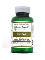 "Green Organic Supplements' Vitamin D3, 2000IU"