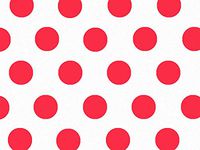 Bright RED Polka DOTS Design Print Gift Grade Tissue Paper Sheets - 15" x 20" Package Amount (144)