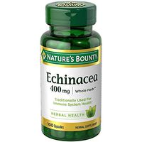 Nature's Bounty Echinacea 400 mg Capsules 100 ea (Pack of 6)  
