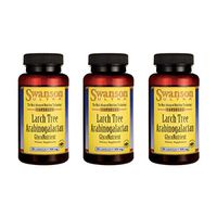 Swanson Larch Tree Arabinogalactan 500 mg 90 Caps 3 Pack
