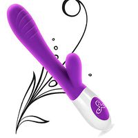 Massager 49x Powerful Extreme Power Multi-Speed Cordless USB Rechargeable Waterproof Handheld Body (Purple)