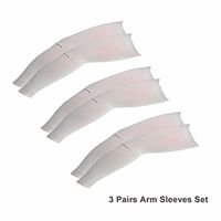 Compression Arm Sleeve for Men Women Youth UV Sun Protection Aqua Fabric Basic Style (Grey, 3 Pair)