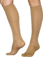 Surgical Weight Hose, Below Knee, Closed Toe, 20-30 mmHg, Beige, 2X-Large 1 Pair