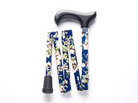 Merry Sticks Designer Folding Adjustable Walking Cane, Tahiti Blue