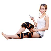 Electric Heating Knee Pad - Heated Knee Brace Far Infrared Heat Therapy Heating Knee Brace Wrap (9 Modes and 5 Speed) Myhao