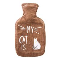 Taimot Cute Hot Water Bottle, Water Injection Heating Water Pouch, Warm Palace Cute Cartoon Plush Home Hand Warmers for Pain Relief