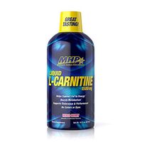 Maximum Human Performance Mhp L-Carnitine 1500mg Liquid, Delicious Tasting, Burns Fat, Stimulatant Free, Supports Sports Performance, Mixed Berry, 31 Servings
