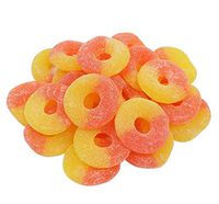 Hemp Peach Rings Gummy Premium 500MG High Potency,Natural Hemp Candy Supplements for Pain, Anxiety, Stress & Inflammation Relief | Promotes Sleep & Calm Mood