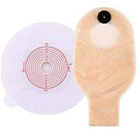 XIHAA Disposable Colostomy Pouch - Ostomy Bags with Closure for Colostomy Ileostomy Stoma Care, Cut-to-Fit, One Piece System Cut to Fit 15-45MM