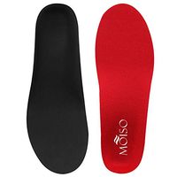 MOISO COMFORT Orthotic Insoles with Arch Support for Flat Feet, Proven to Help Reduce Leg/Back/Heel Pain, Plantar Fasciitis