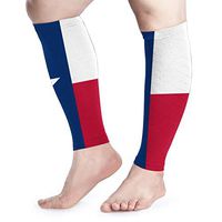 XTYND556 Texas Flag Sports Compression Calf Sleeve Men and Women Relieve Pain Calf Sleeve Movement Recovery Sleeve Pair