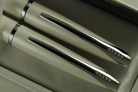 Cross Limited Edition ATX Cross Pearlescent Ivory White with Cross Signature center band Gel ink Rollerball Pen and Ballpoint pen Set . A great gift for any occassion