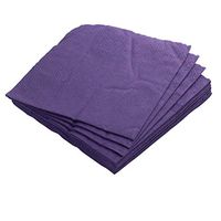 Exquisite 50 Pack of Luncheon Paper Napkins The 2 Ply Party Napkins are Highly Absorbent of Vibrant Colors - Purple Napkins