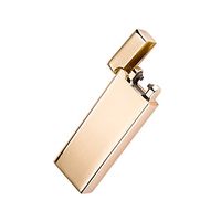 HQST USB Rechargeable Windproof Arc Electric Lighter with Cable - Gold