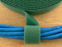 Continuous Hook and Loop Rolls (3/4 inch - 10 yard, Green)