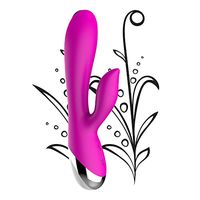 Massager 10x Powerful Extreme Power Multi-Speed Cordless USB Rechargeable Waterproof Handheld Body (Purple)