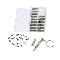 Chiloskit 1100Pcs Tiny Glass Sunglasses Screws Watch Repair Nuts Kit Micro Screws Set