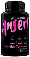 Anser Once Daily Prenatal Multivitamin by Tia Mowry - Digestive Relief Blend to Ease Morning Sickness - Folate & DHA to Promote Healthy Development - for Pregnancy, Breastfeeding, Immune Support