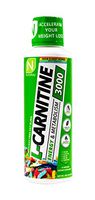 NutraKey L-Carnitine 3000 Liquid Fat Burner, (Sour Gummy Worms) 31 Servings