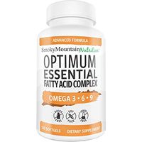 Omega 3 6 9 Triple Fish Oil 927mg Complex (120 Capsules) Fish Oil (EPA & DHA), Safflower Oil, Borage Oil, Flaxseed Oil- Non-GMO, Soy-Free