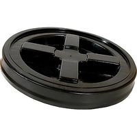 Set of 2 Gamma Seals Lids by Gamma2 (Black) provides airtight / leakproof seal & fits 3.5 - 7 gallon buckets, including 5 gallon buckets